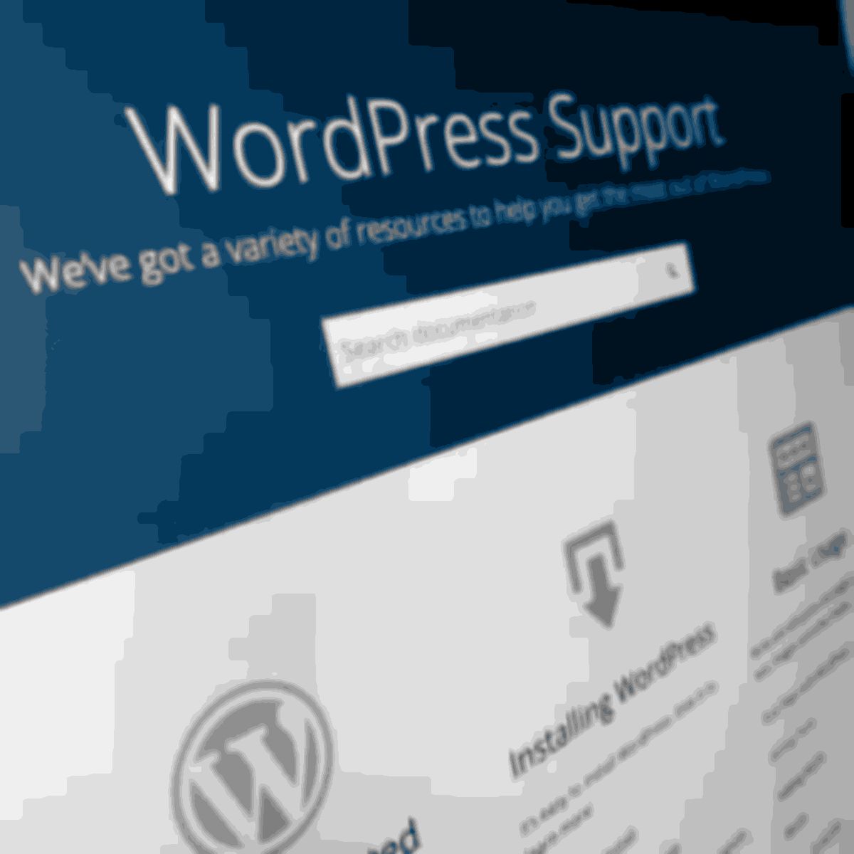 WordPress Support Session